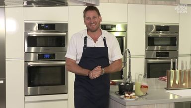 Chef Curtis Stone: Mum’s Cream Scones with Clotted Cream and Strawberry-Rhubarb Jam