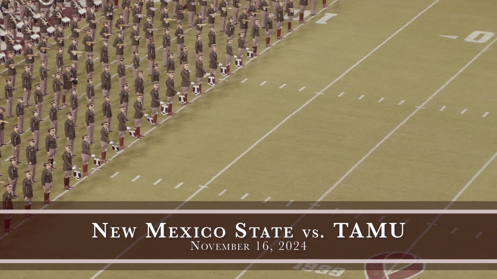 TAMU vs New Mexico State Halftime Drill 2024