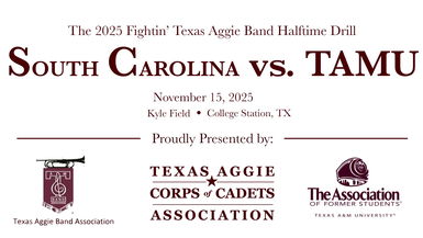 2025 TAMU vs South Carolina Halftime Drill