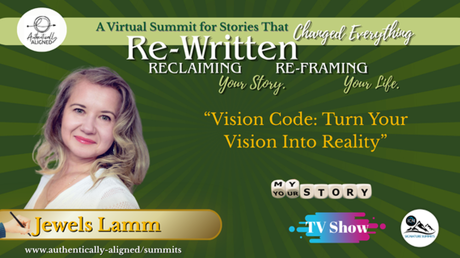 Vision Code: Rewriting Your Story from the Inside Out – Jewels Lamm