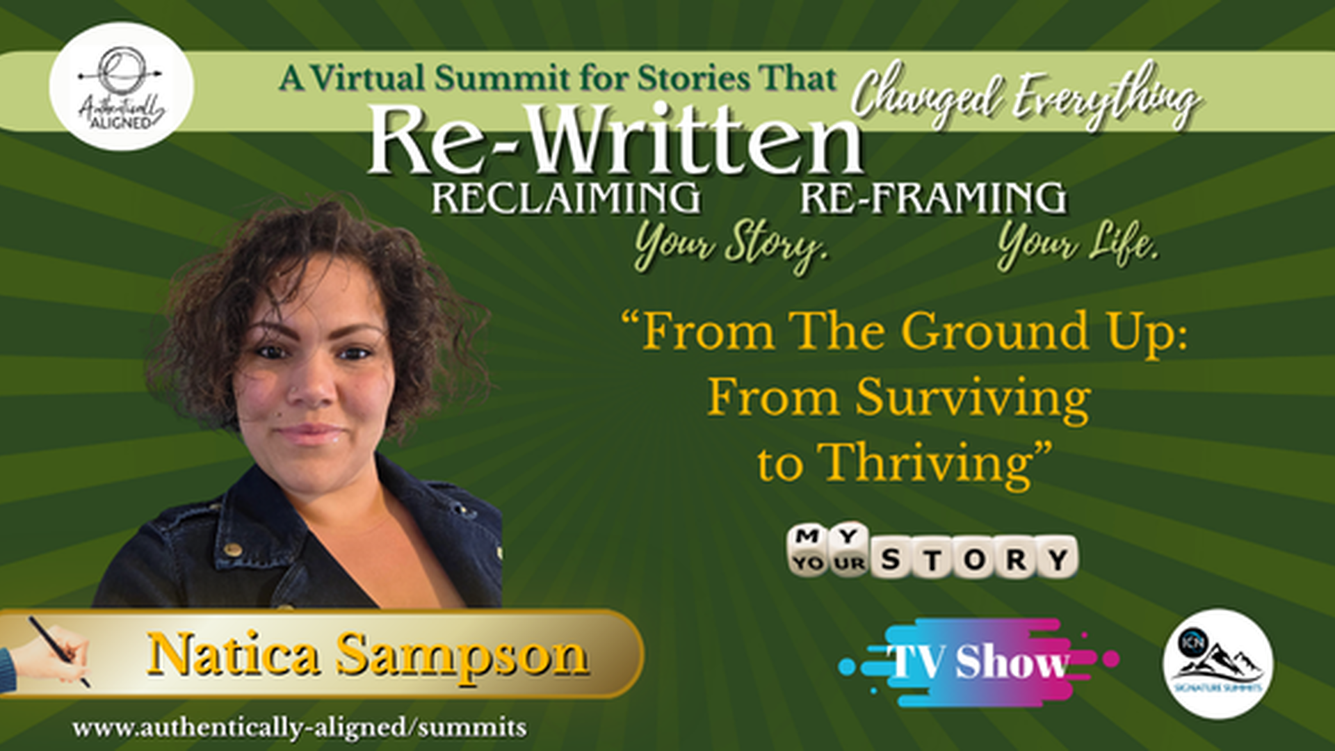 From The Ground Up: From Surviving to Thriving – Natica Sampson
