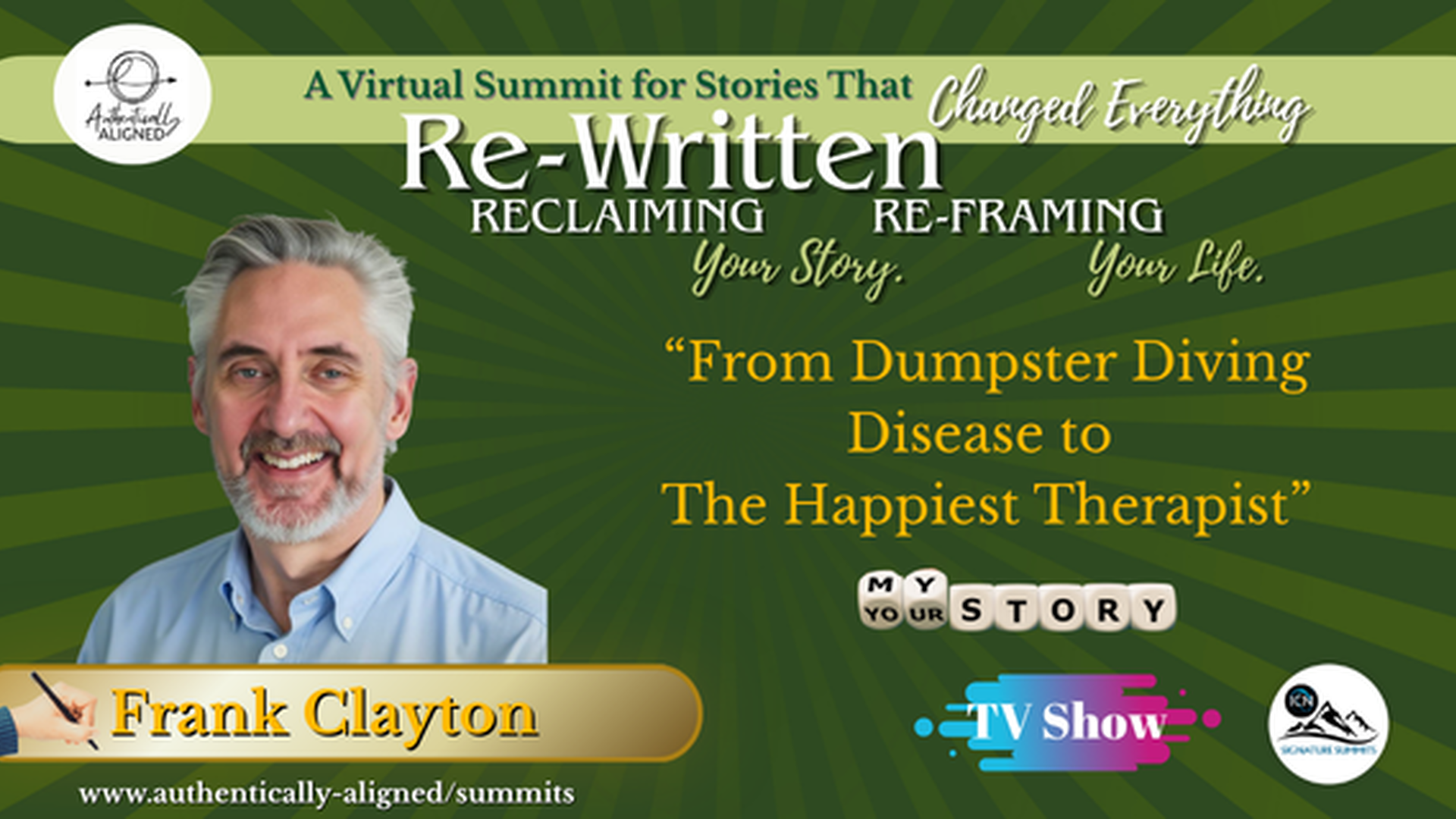 From Dumpster Diving Disease to The Happiest Therapist – Frank Clayton