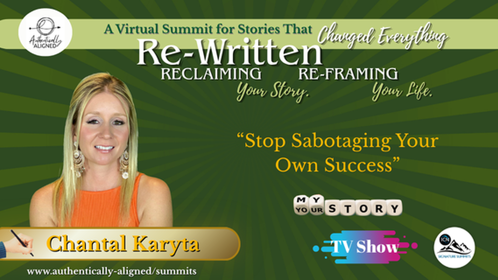 Stop Sabotaging Your Own Success – Chantal Karyta