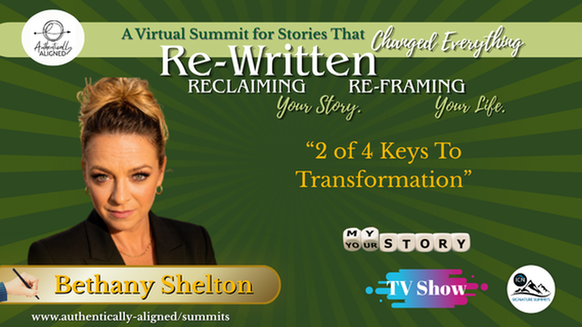 2 of 4 Keys To Transformation – Bethany Shelton