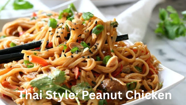 Thai Peanut Chicken Pasta