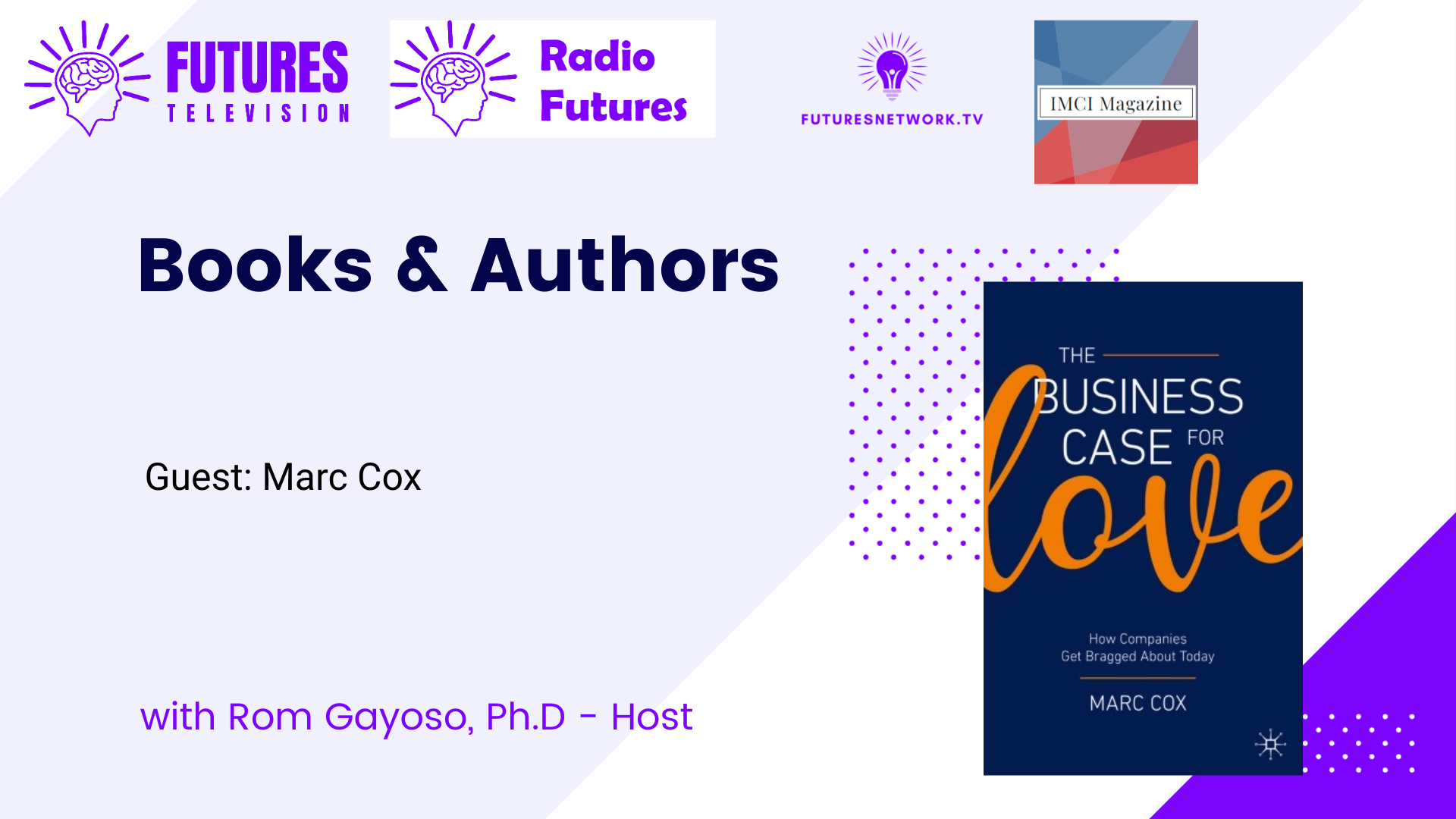 Books & Authors: Marc Cox roundtable