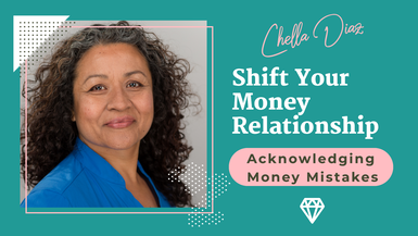 Acknowledging past money mistakes 