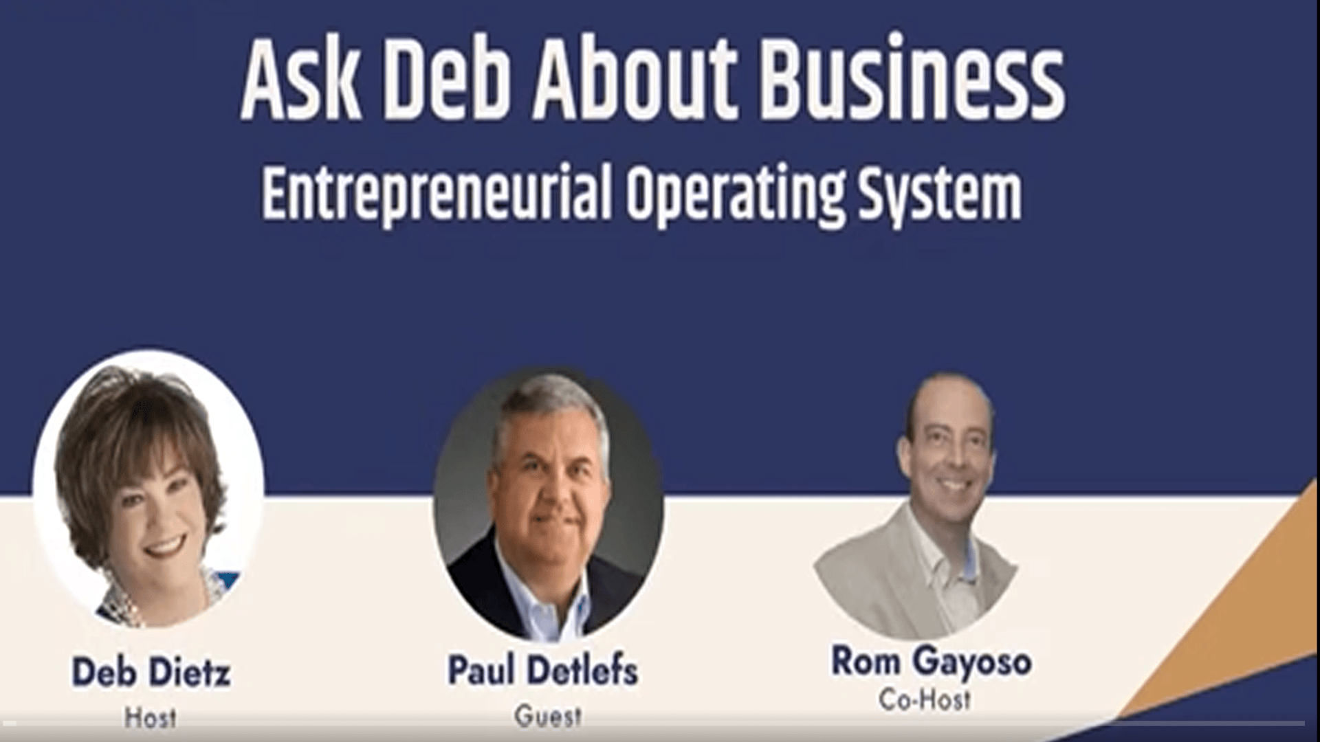 The Entrepreneurial Operating System, with Paul Detlefs