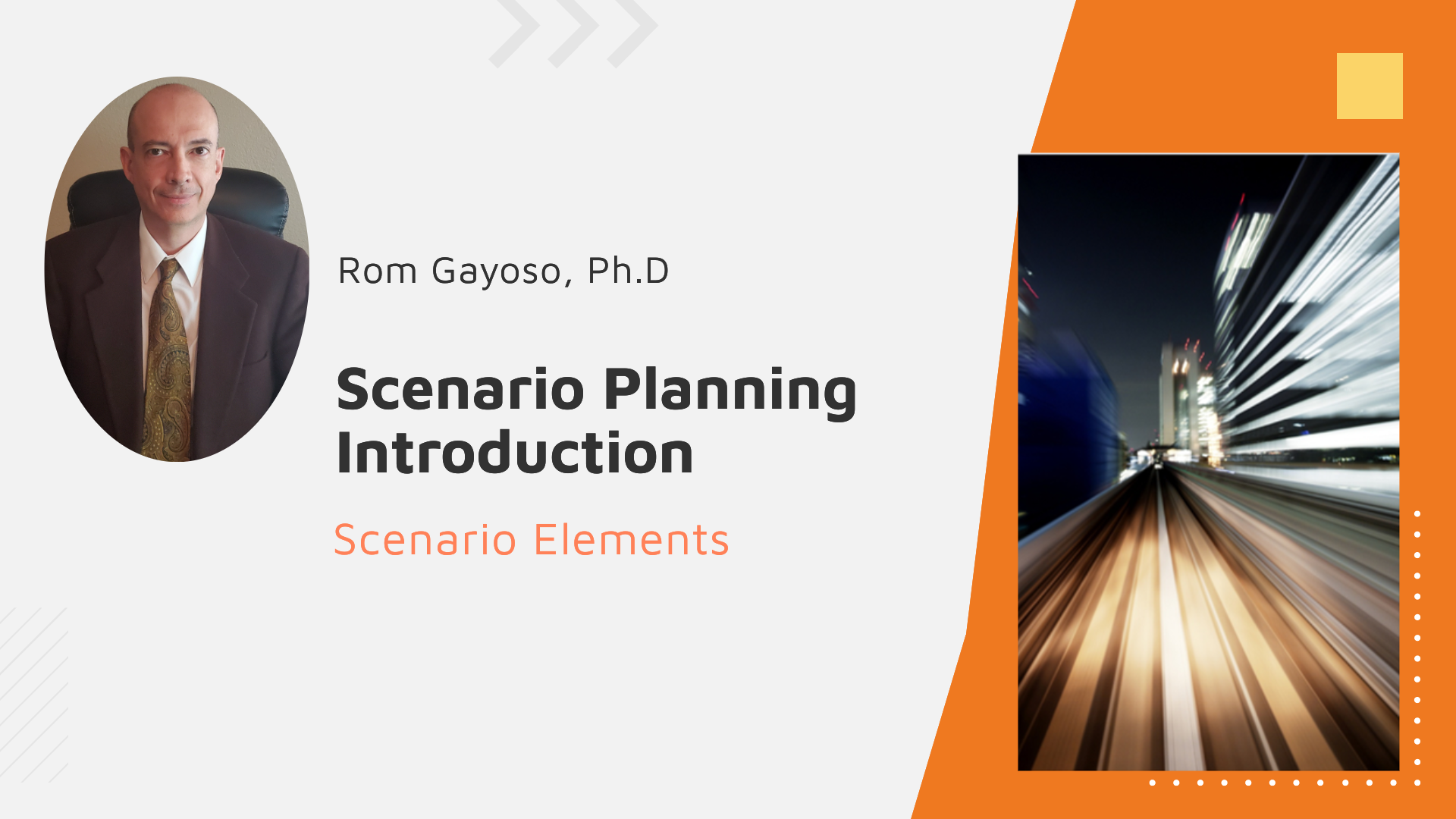 Scenario Elements