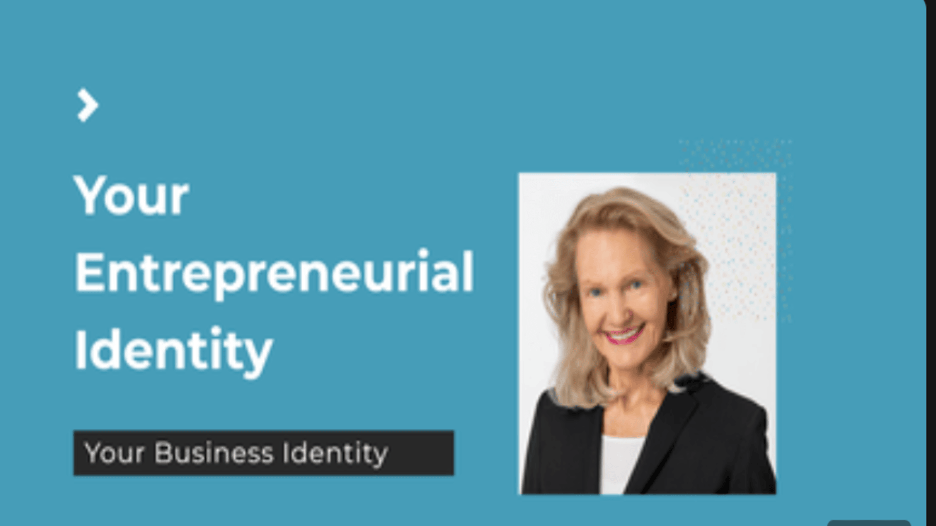 Your Entrepreneurial Blueprint Conference Session, with Katarina Hanssens Carlsson