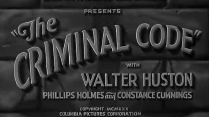 The Criminal Code